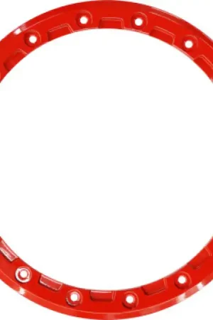 Raceline Beadlock Ring - Podium - 14in - 16 Hole - 10mm - Red Get Yours