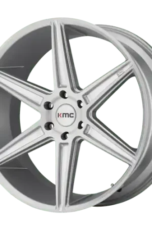 KM712 20X9 5X120 BRUSHED SLV 30MM Fresh Stock