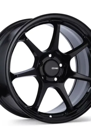 While Supplies Last Enkei TS-7 18x9.5 5x120 45mm Offset 72.6mm Bore Gloss Black Wheel