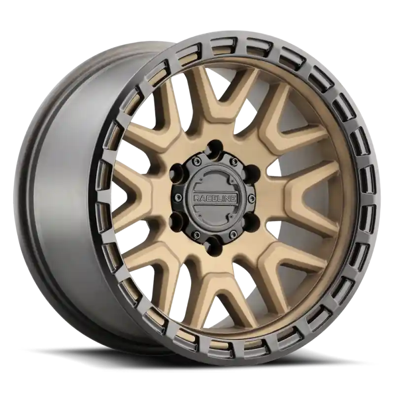 Fast Shipping Raceline 953BZ Krank 17x8.5in / 5x150 BP / 0mm Offset / 110.3mm Bore - Bronze Wheel