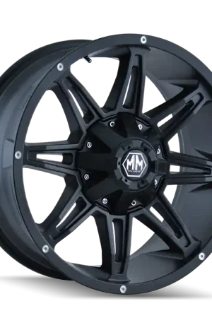 Exclusive Mayhem 8090 Rampage 20x10 / 5x127 BP / -25mm Offset / 87mm Hub Matte Black Wheel