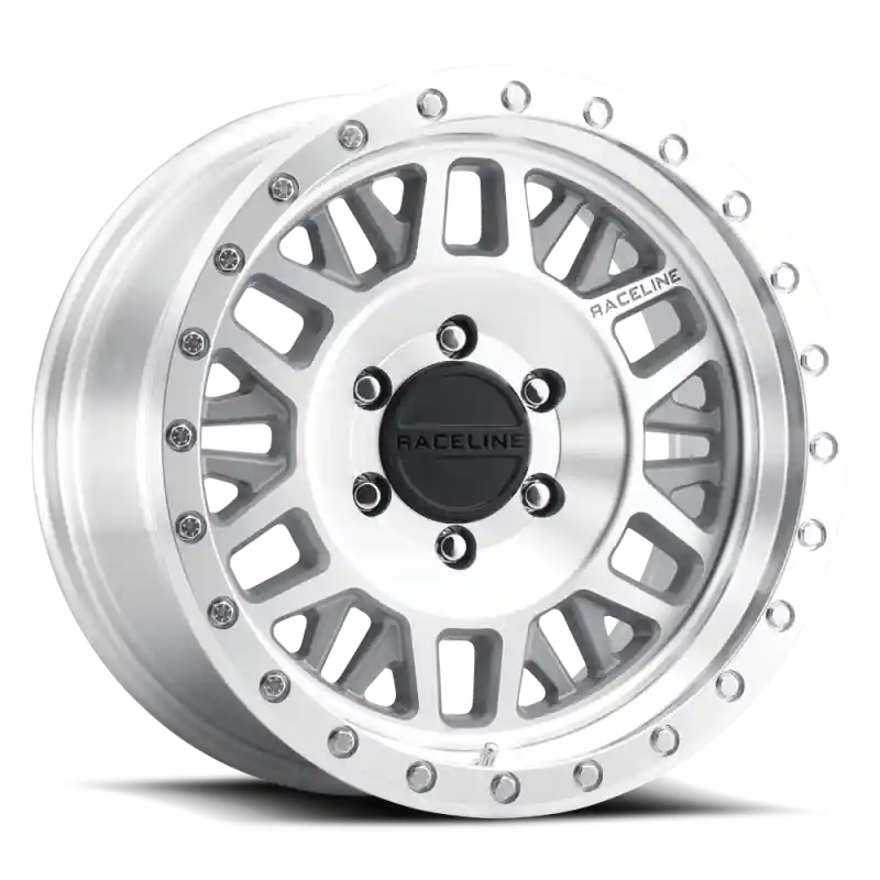 Raceline 951MC Ryno 17x9in / 5x139.7 BP / -12mm Offset / 106.5mm Bore - Machined Wheel Authentic