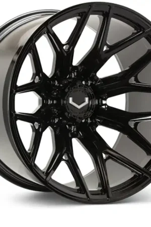 Vossen VFX-03 22x10 - 6x139.7 - ET18 - Super Deep - 78.1 - Gloss Black Wheel Today Only