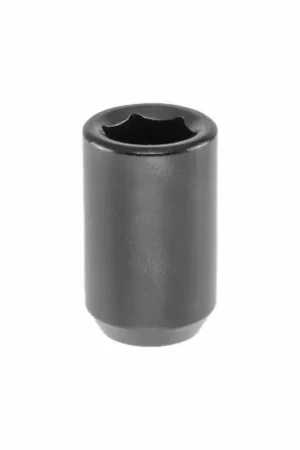 Authentic 12x1.5 Tuner 6 Point Key Black Lug Nuts