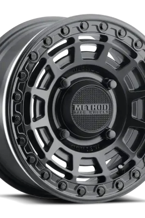Method MR415 Beadlock 15x10 / 6+4/25mm Offset / 4x136 / 106 CB Matte Black Wheel - Gloss Black Ring Get Yours