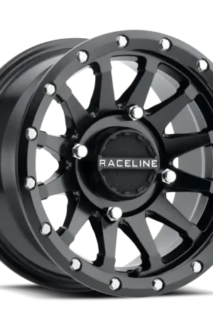 Budget Raceline A95B Trophy 15x6in / 4x156 BP / 40mm Offset / 132.5mm Bore - Satin Black Wheel