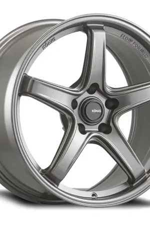 Konig Neoform 19X9.5 5X112 ET40 Matte Grey Flow Formed Fan Favorite