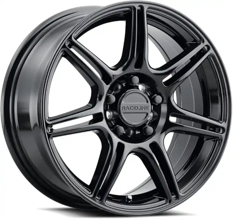 Raceline 148B Apex 16x7in / 5X110 / 5X115 BP / 40mm Offset / 72.62mm Bore - Gloss Black Grab Now