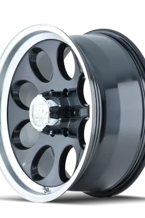 Next Day Delivery ION Type 171 15x8 / 5x127 BP / -27mm Offset / 83.82mm Hub Black/Machined Wheel