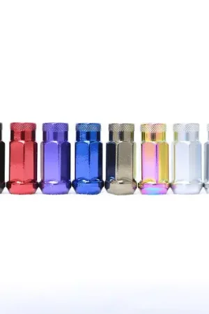 Wheel Mate Monster Open End Lug Nut Set of 20 - C. Neon 1/2in Modern