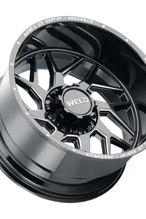 Authentic Weld Off-Road W117 22X10 Fulcrum 6X135 6X139.7 ET-18 BS4.75 Gloss Black MIL 106.1
