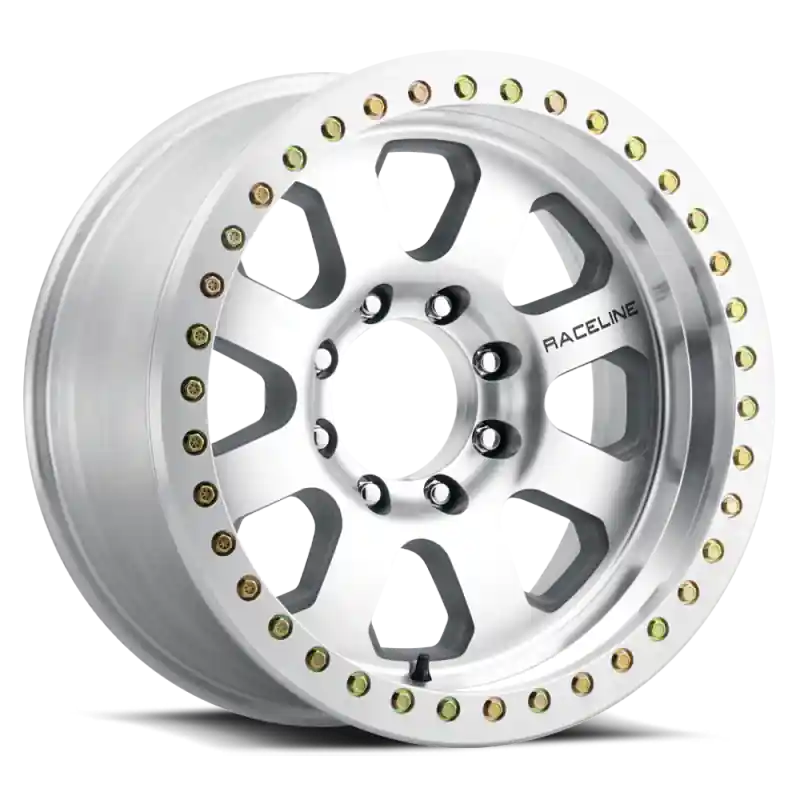 Holiday Sale Raceline RT260M Avenger 17x9in / 8x165.1 BP / -12mm Offset / 130.81mm Bore - Machined Beadlock Wheel