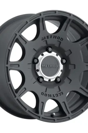 Method MR308 Roost 17x8.5 0mm Offset 5x5 71.5mm CB Matte Black Wheel Same Day Shipping