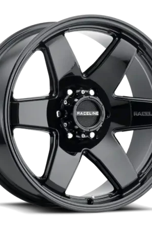 Raceline 942B Addict 18x8in / 6x132 BP / 35mm Offset / 74.6mm Bore - Gloss Black Wheel Same Day Shipping