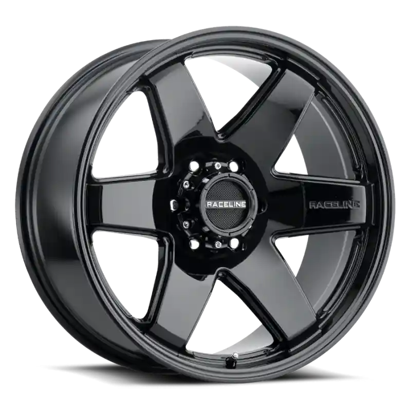 Raceline 942B Addict 18x8in / 6x132 BP / 35mm Offset / 74.6mm Bore - Gloss Black Wheel Same Day Shipping