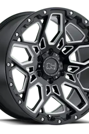 Popular BRSHR 18X9.5 5X5.5 G-BLK-MILL 0MM