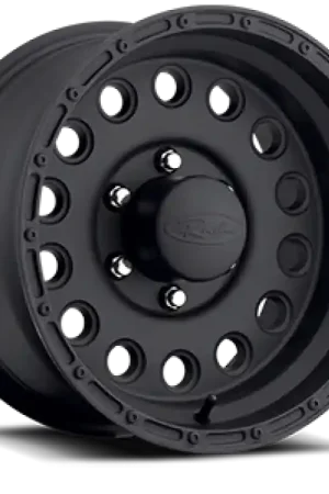 Raceline 887B Rock Crusher 16x8in / 8x165.1 BP / -20mm Offset / 130.81mm Bore - Satin Black Wheel Clearance