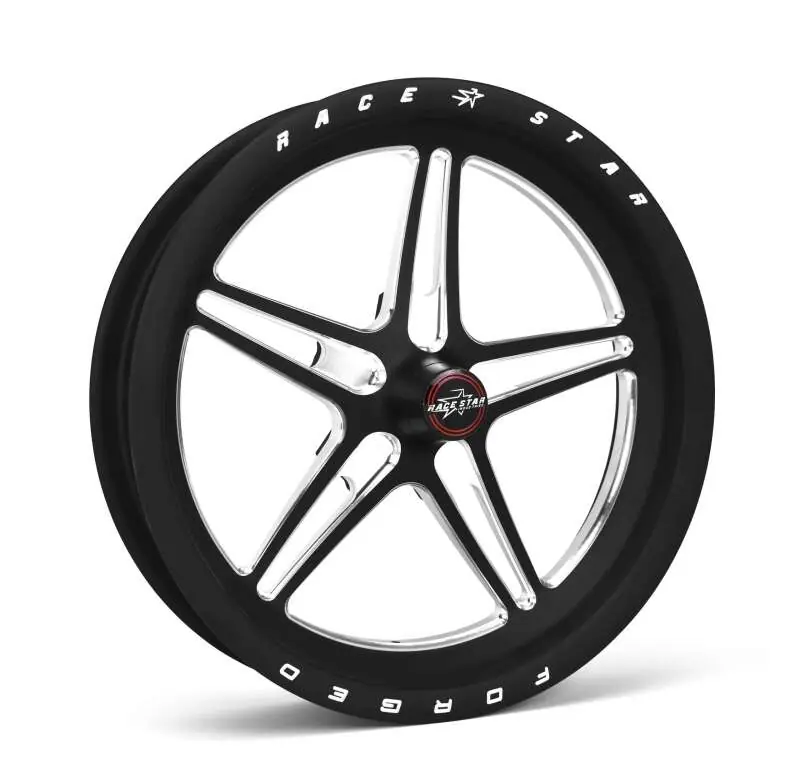 Race Star 63 Pro Forged 17x2.4 Spindle Mount No Bearing Wheel 1.13in. BS - Black Anodized/Machined Flash Sale