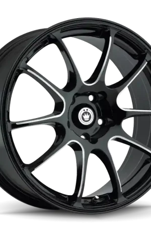 Buy Online Konig Illusion 17x7 4x100 ET40 Black/Ball Cut Machine