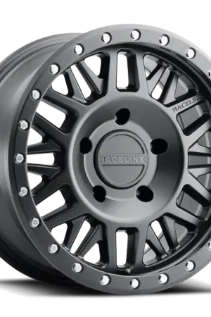 Raceline 951B Ryno 16x8in / 5x139.7 BP / 0mm Offset / 106.5mm Bore - Satin Black Wheel Premium