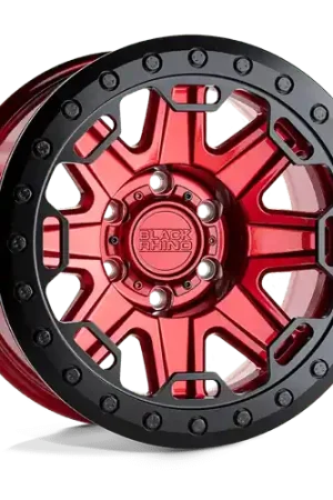 BRRFT 17X8.5 8X170 C-RED-BLKRG -38MM Top Pick