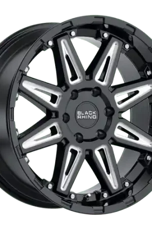 Genuine BRRSH 17X9.5 6X120 G-BLK-MILL 12MM
