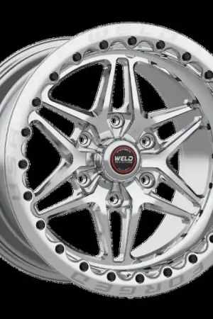 Weld S81 17x10 / 5x115 BP/ 6.7in. BS 30 ET Polished Wheel 3.18 ID (High Pad) - Single Beadlock Seasonal Sale