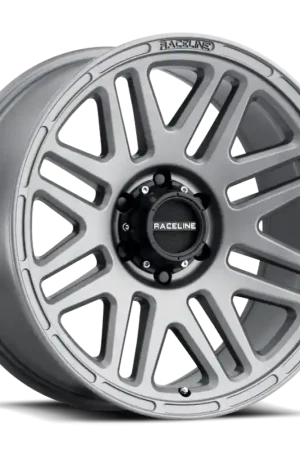 Crafted Raceline 944GS Outlander 17x8.5in / 6x135 BP / 18mm Offset / 87.1mm Bore - Greystone Wheel