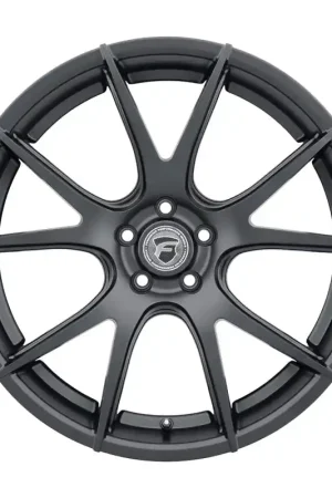 Forgestar CF5V 20x12 / 5x120 BP / ET52 / 8.6in BS Satin Black Wheel Warranty Included