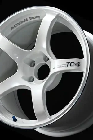 Mega Sale Advan TC4 18x7.5 / +48 Offset / 5x114.3 / 73mm Bore / Racing White Metallic and Ring