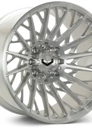 Super Sale Vossen VFX-02T 24x14 - 6x135 - ET44 - Mega Deep - 87.1 - Brushed Gloss Clear Wheel