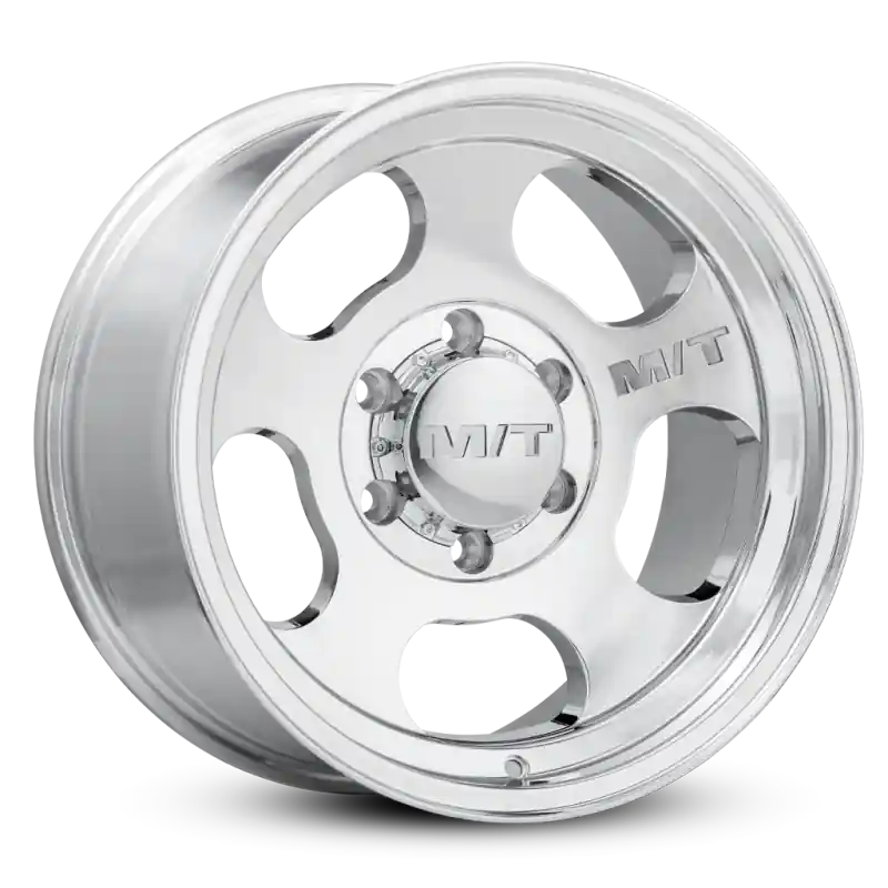 Mickey Thompson Canyon Polished Wheel - 16X10 8X6.5 BP 4.52in BS -25 Offset 125.2mm Bore Shop Now