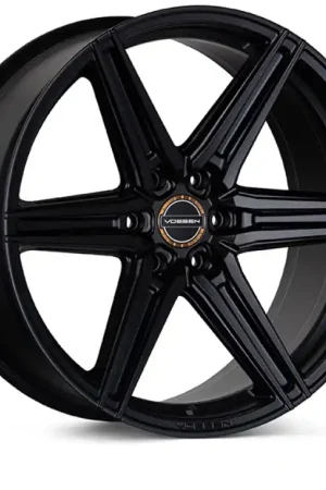 Vossen HF6-2 20x9.5 / 6x139.7 / ET15 / Deep Face / 106.1 - Satin Black Wheel Brand New