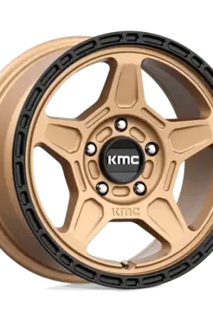 Bargain KM721 18X8 5X112 M-BRZ BLK LP 38MM