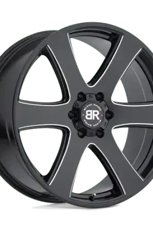 Affordable BRHAK 22X9.5 6X5.5 G-BLK-MILL 25MM