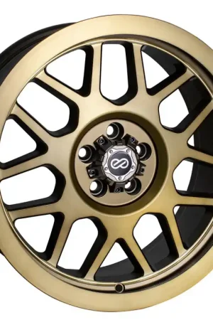 Enkei Matrix 17x9 6x139.7 10mm Offset 108mm Bore Brushed Gold Wheel New Release