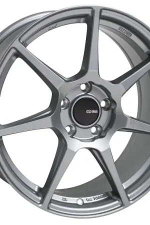 Enkei TFR 18x8.5 5x114.3 38mm Offset 72.6 Bore Diameter Storm Gray Wheel Weekend Sale