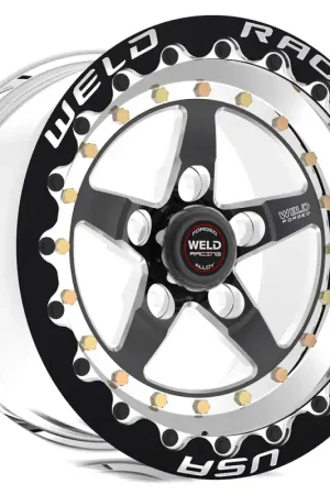 Weld Weldstar 15x10 / 5x4.75 BP / 7.5in. BS Black Wheel - Black Single Beadlock MT Viral