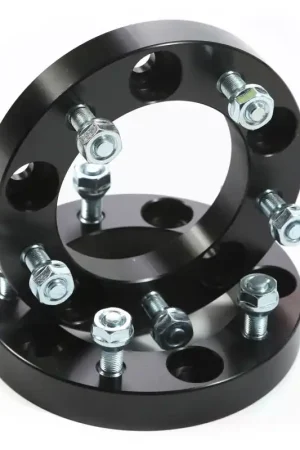 Top Pick Rugged Ridge Wheel Spacers 1.00in Black 86-05 Suzuki