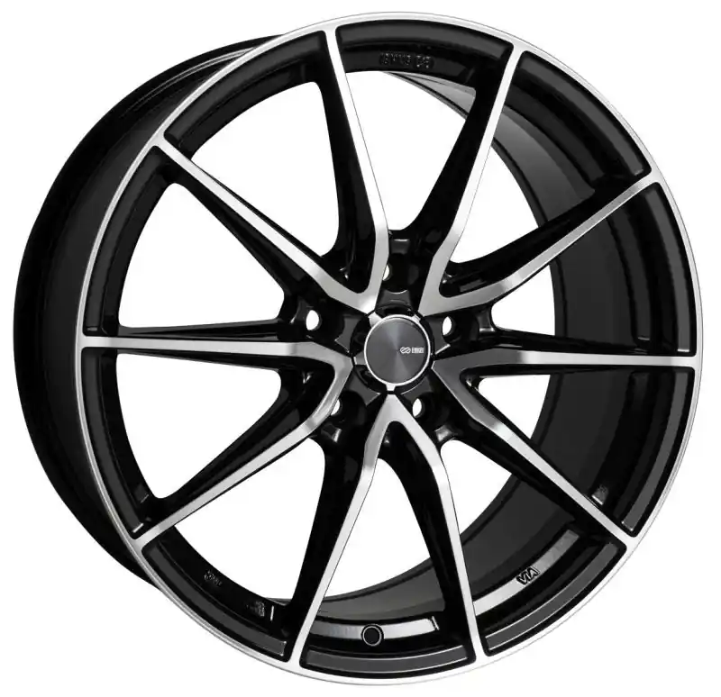 Enkei DRACO 18x8.0 5x114.3 35mm Offset 72.6mm Bore Black Machined Wheel Buy Today