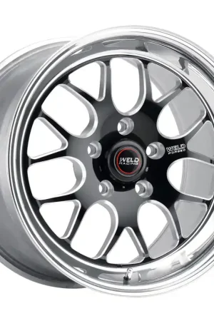 Luxury Weld S77 17x10 / 5x5 BP / 7.2in. BS Black Wheel (High Pad) - Non-Beadlock