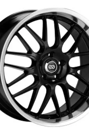 Limited Offer Enkei Lusso 20 x 9.5 35mm Offset 5x120 72.6 Bore Black w/ Machined Lip Wheel