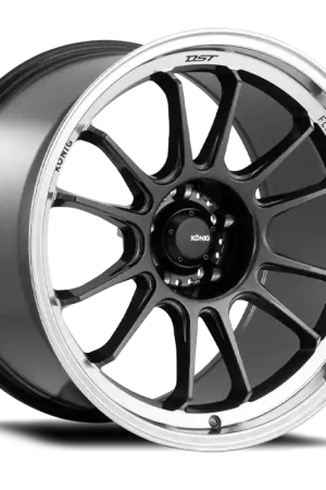 Konig Hypergram 18x8.5 5x114.3 ET45 Metallic Carbon w/ Machined Lip Bulk Order
