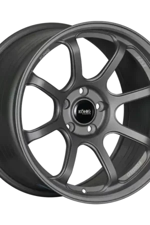 Konig Forged F6SX 18x11 5x114.3 ET40 Satin Grey Wheel (Knurled Bead) Final Sale
