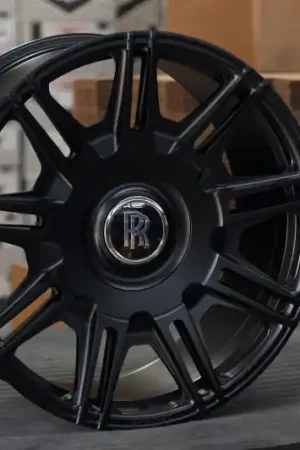 Place Order Vossen x Novitec SP2 23x10 - 5x112 BP - ET5 - Satin Black Rolls-Royce Cullinan/Phantom Rear Wheel