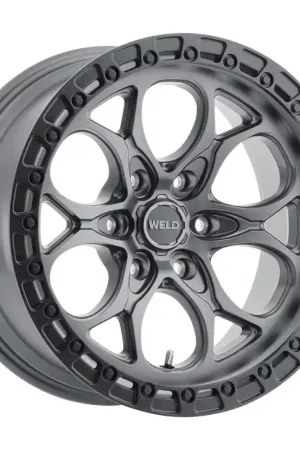 Genuine Weld Off-Road W107 20X10 Ledge 6X139.7 ET13 BS6.00 Satin Gun / Black Ring 106.1