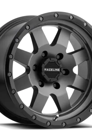 Top Pick Raceline 935G Defender 20x9in / 6x135 BP / -12mm Offset / 93.98mm Bore - Gunmetal Wheel