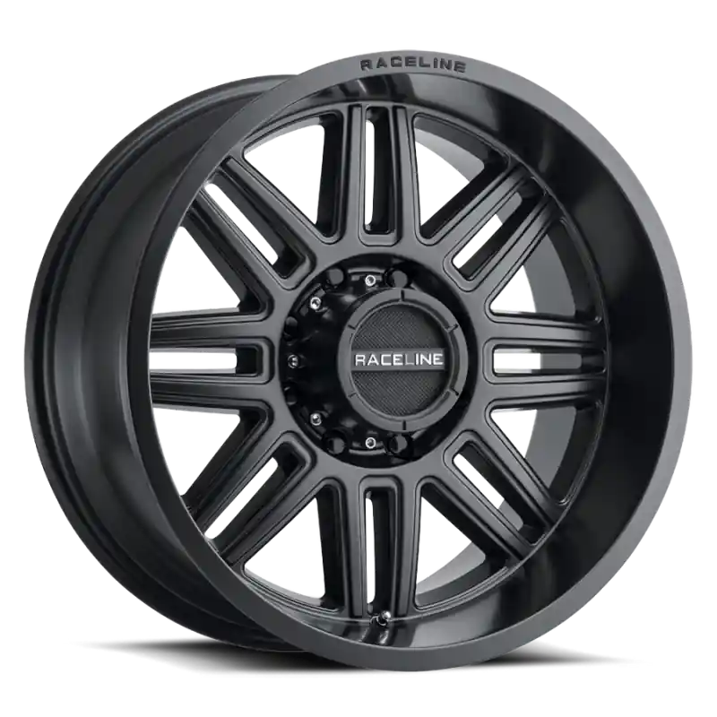 Buy Online Raceline 948B Split 20x9in / 8x170 BP / 0mm Offset / 125.2mm Bore - Satin Black Wheel