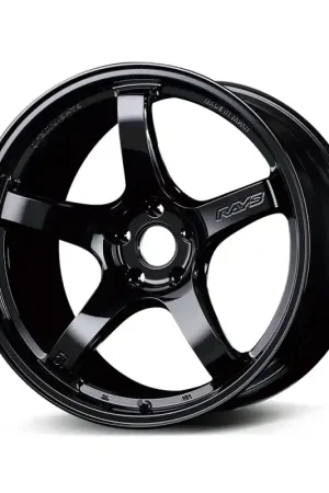 Gram Lights 57CR 18x9.5 +12 5x114.3 Gloss Black Wheel Bargain