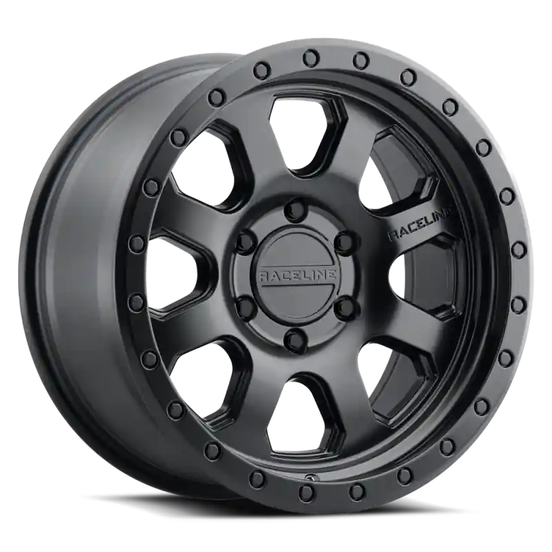 Raceline 959B Avenger 2.0 18x9in / 8X170 BP / 0mm Offset / 130.81mm Bore - Satin Black Next Day Delivery